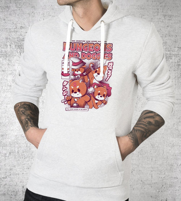 Dungeon And Doggies Hoodies by Ilustrata - Pixel Empire