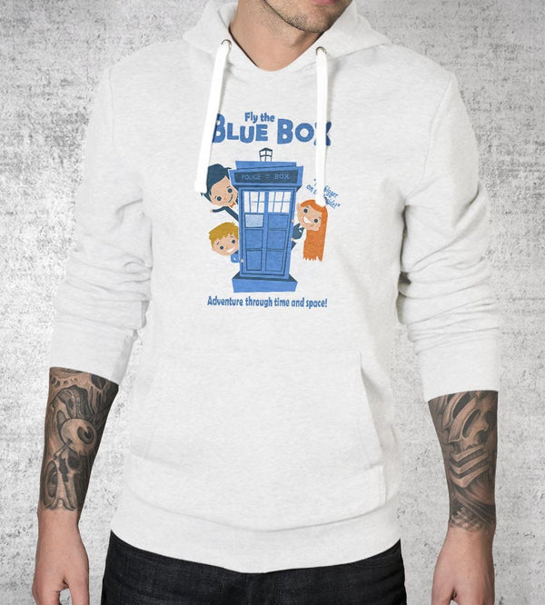 Fly the Blue Box Hoodies by Anna-Maria Jung - Pixel Empire