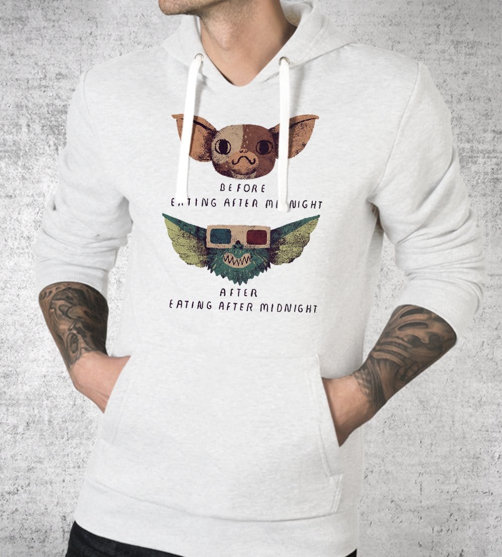 Gremlins Before And After Hoodies by Louis Roskosch - Pixel Empire