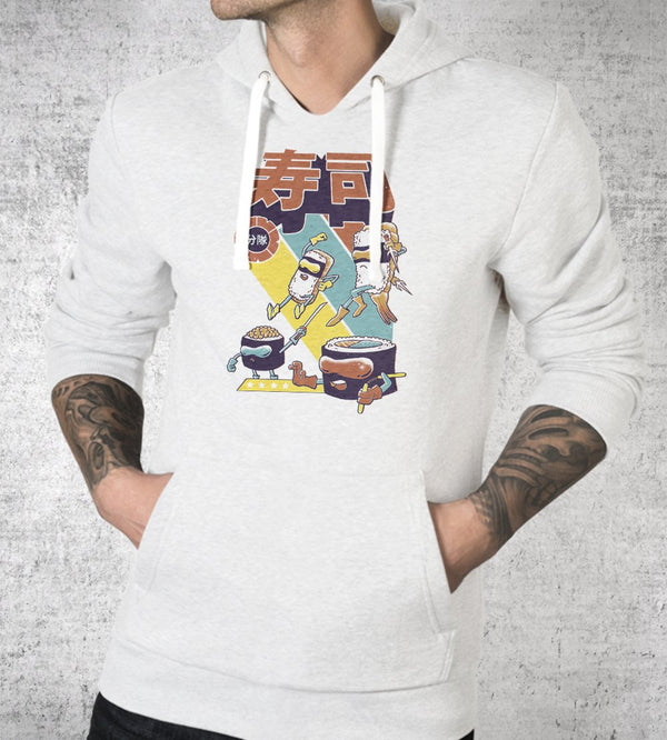 Sushi Sentai Hoodies by Vincent Trinidad - Pixel Empire