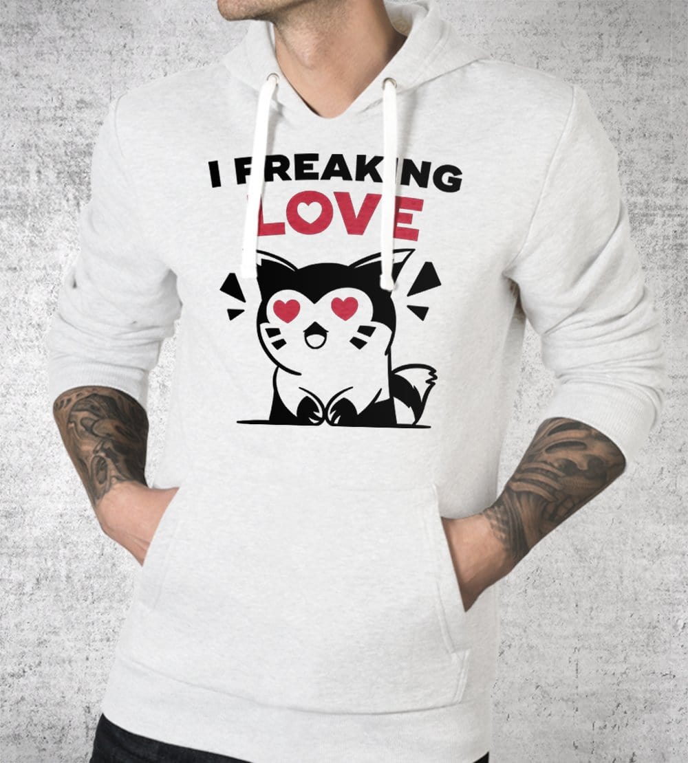 I Freaking Love Ferrets Hoodies by Dobbs - Pixel Empire