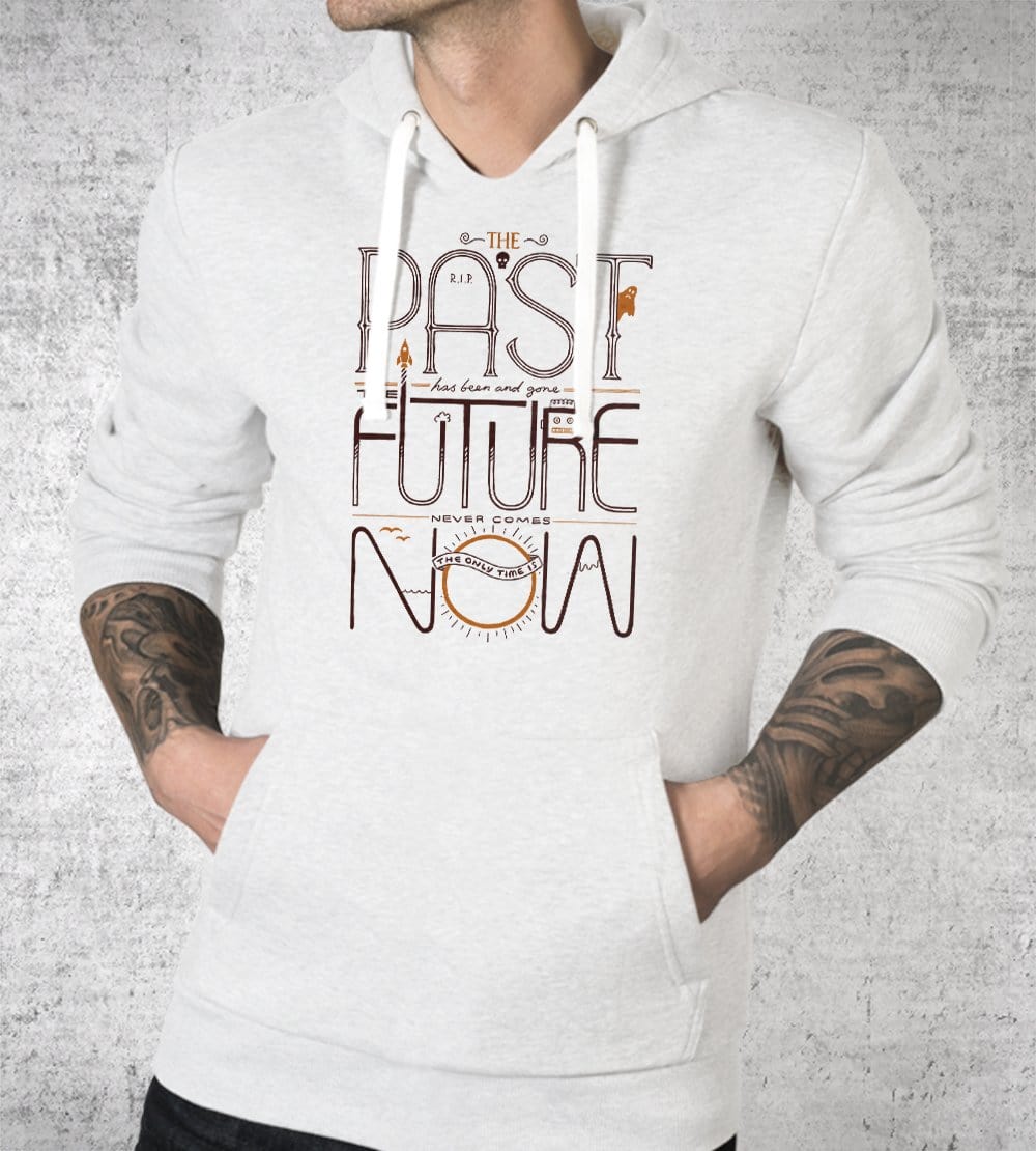 The Only Time Is Now Hoodies by Rick Crane - Pixel Empire