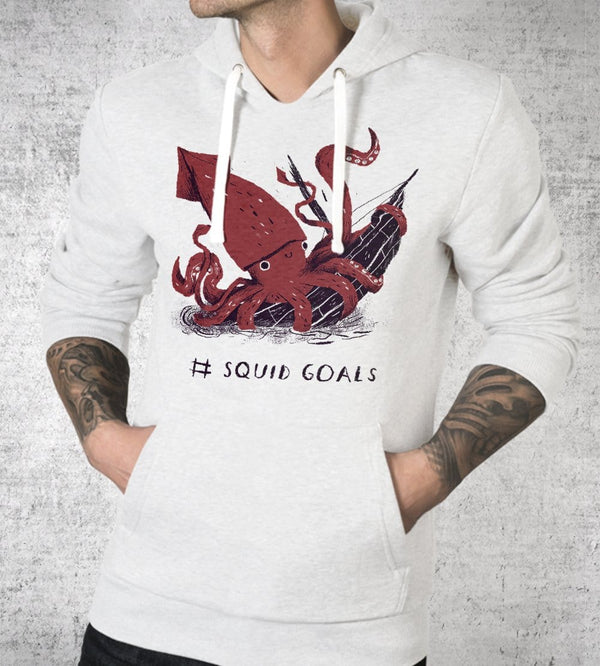 Squid Goals Hoodies by Louis Roskosch - Pixel Empire