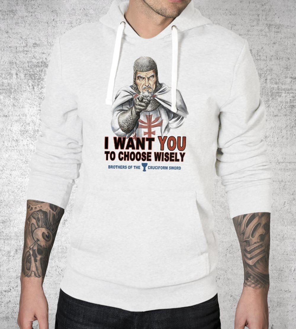 Choose Wisely Hoodies by Saqman - Pixel Empire