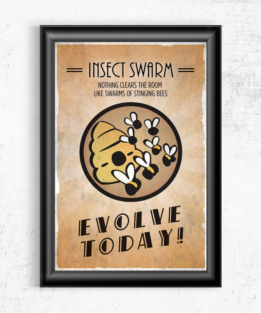 Bioshock Plasmid Insect Swarm Posters by Dylan West - Pixel Empire