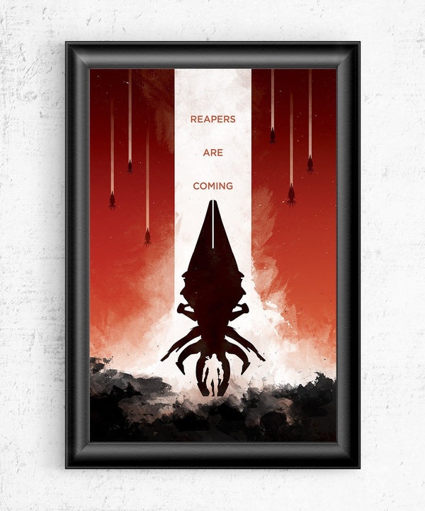 Mass Effect - Reapers Are Coming Posters by Dylan West - Pixel Empire