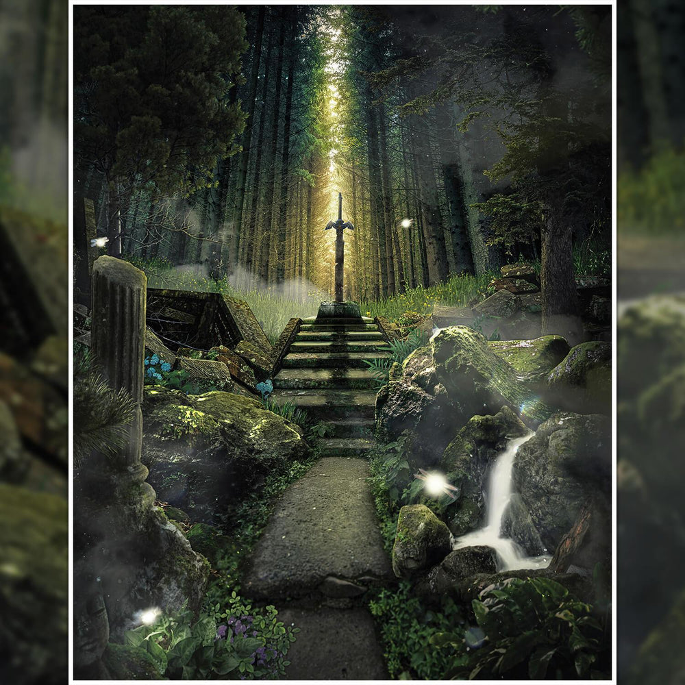 Master Sword Forest Posters by Barrett Biggers - Pixel Empire