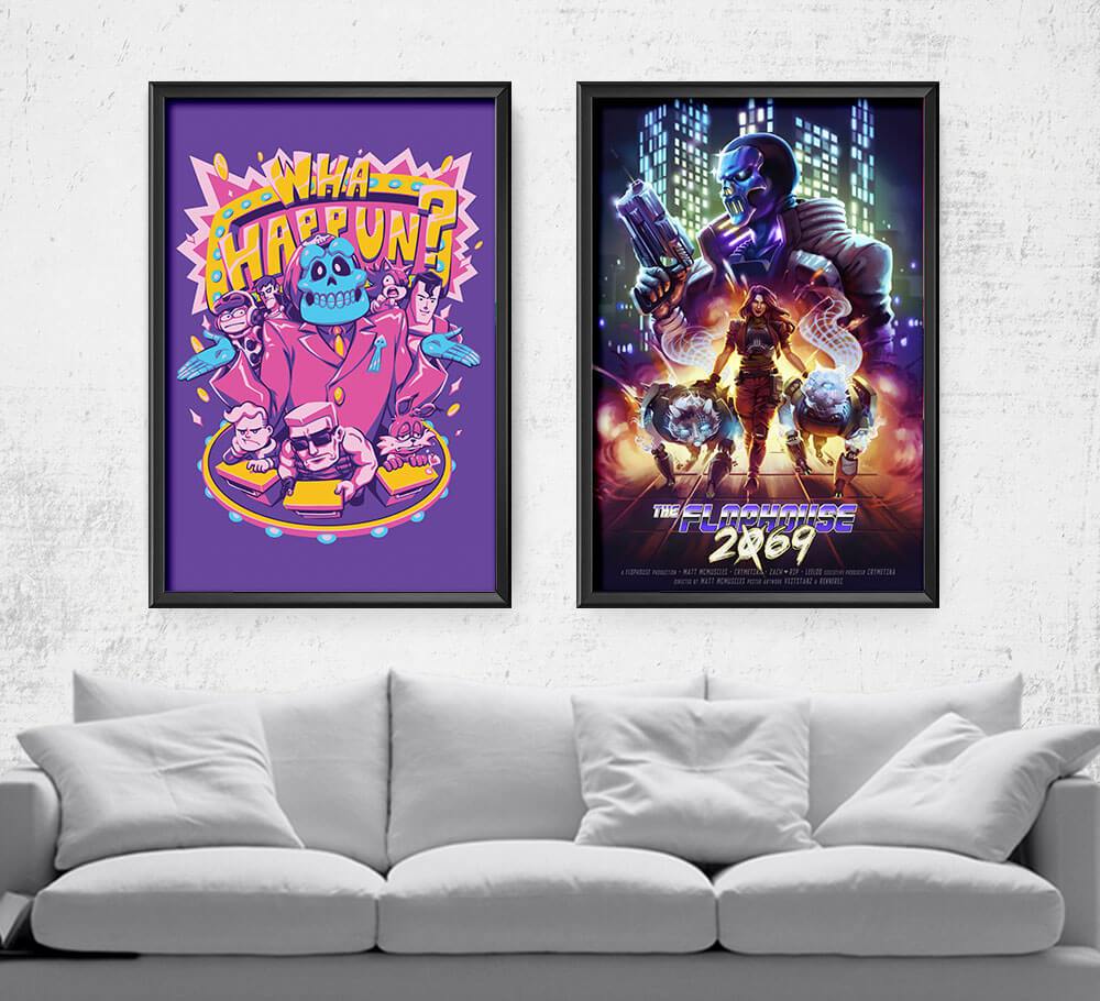 Matt McMuscles Poster Set Posters by Matt McMuscles - Pixel Empire