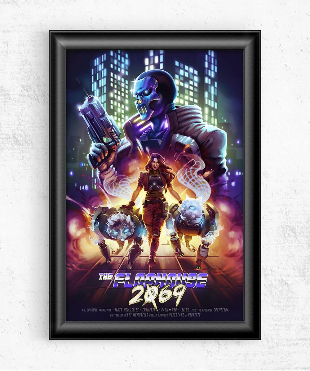 The Flophouse 2069 Posters by Matt McMuscles - Pixel Empire