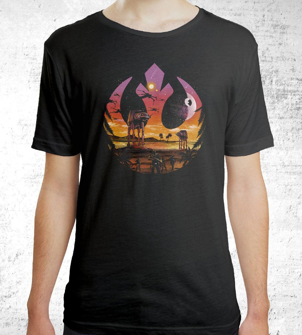 Rebellion Sunset T-Shirts by Dan Elijah Fajardo - Pixel Empire