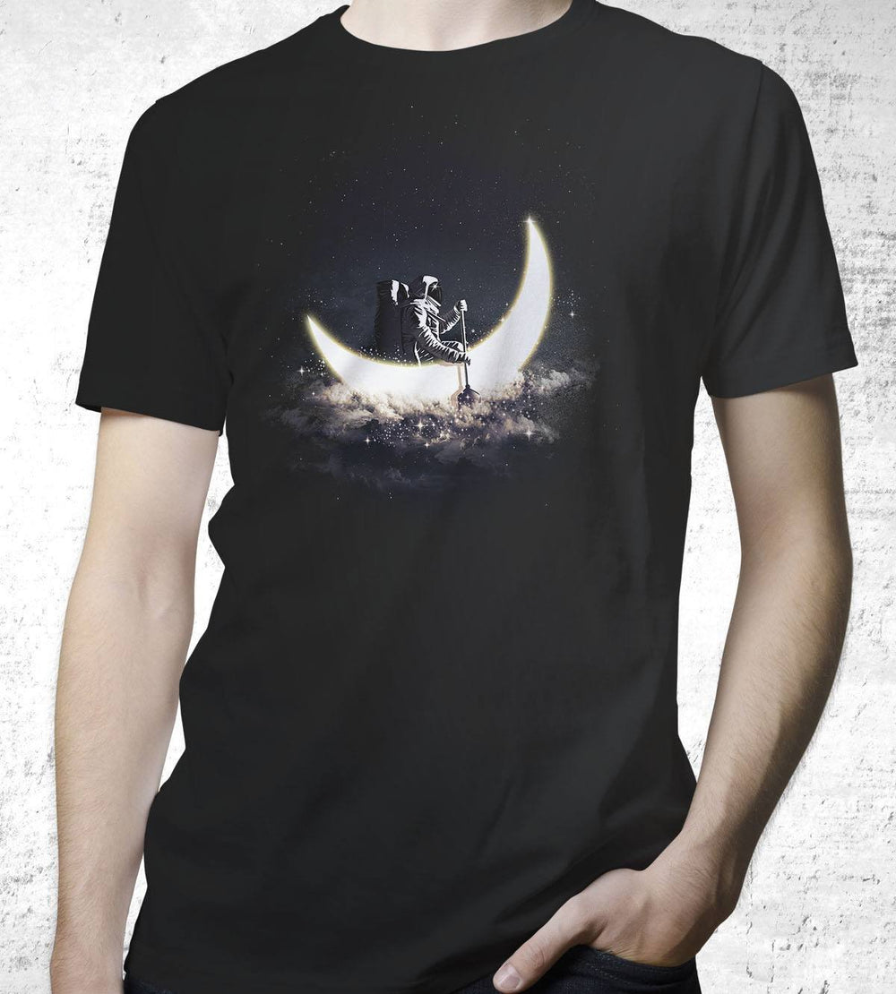 Moon Sailing T-Shirts by Dan Elijah Fajardo - Pixel Empire