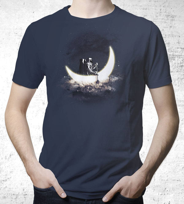 Moon Sailing T-Shirts by Dan Elijah Fajardo - Pixel Empire