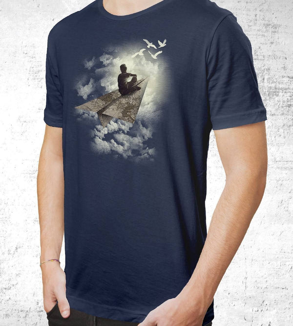 Paper Airplane T-Shirts by Dan Elijah Fajardo - Pixel Empire