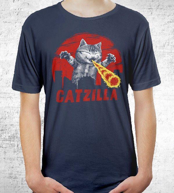Catzilla T-Shirts by Vincent Trinidad - Pixel Empire