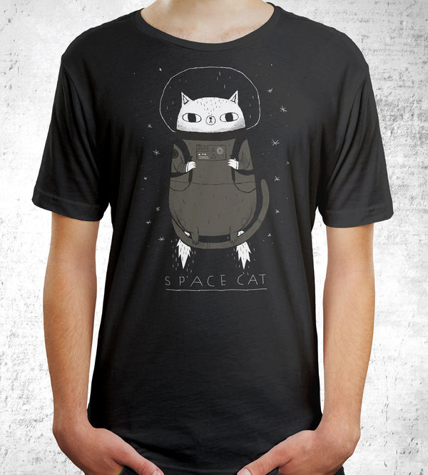 Space Cat T-Shirts by Louis Roskosch - Pixel Empire