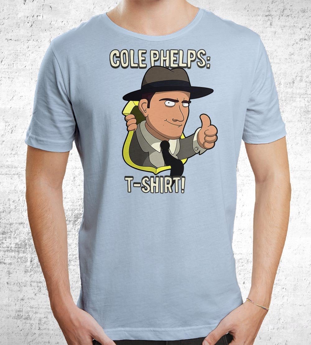 Some Call Me Cole Phelps T-Shirts by Some Call Me Johnny - Pixel Empire