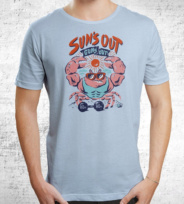 Suns Out Guns Out T-Shirts by Chris Phillips - Pixel Empire