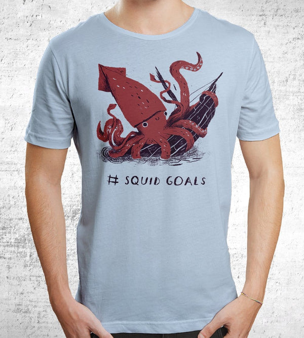 Squid Goals T-Shirts by Louis Roskosch - Pixel Empire