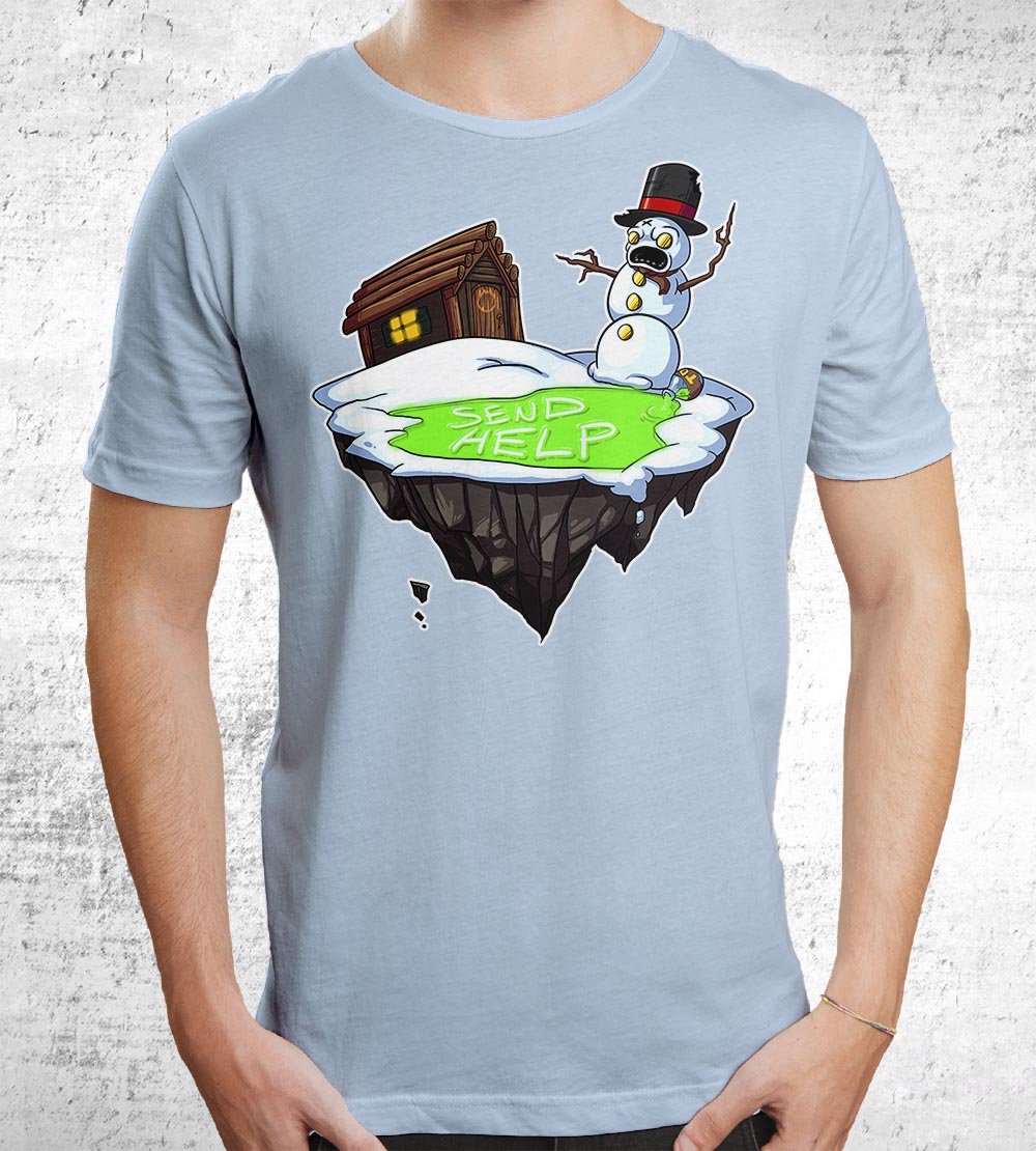 Snowman Needs Help T-Shirts by Tear of Grace - Pixel Empire