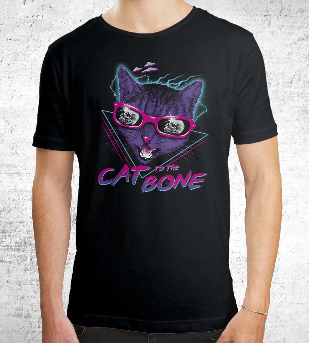 Cat to the Bone T-Shirts by Vincent Trinidad - Pixel Empire