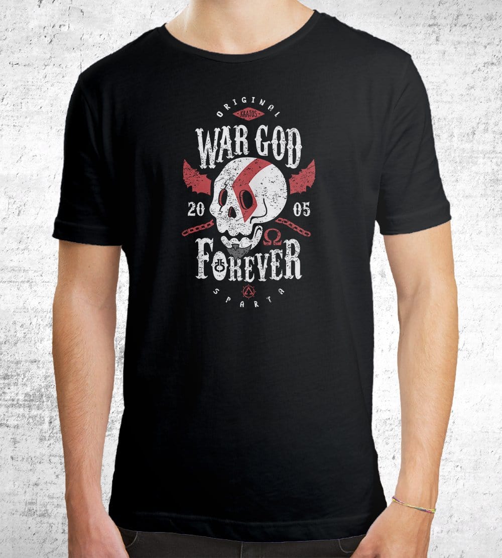 War God Forever T-Shirts by Olipop - Pixel Empire