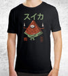 Yokai Watermelon T-Shirts by Vincent Trinidad - Pixel Empire