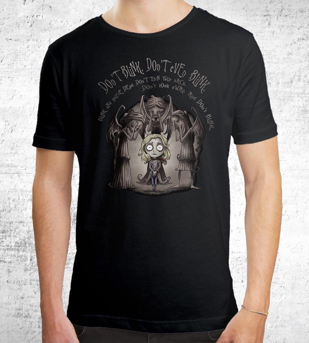 Don't Blink T-Shirts by Saqman - Pixel Empire
