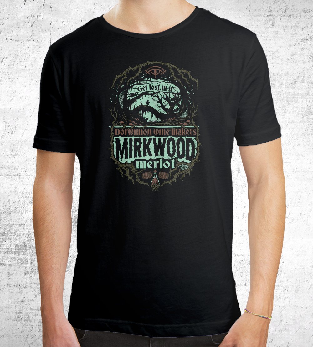 Mirkwood Merlot T-Shirts by Cory Freeman Design - Pixel Empire