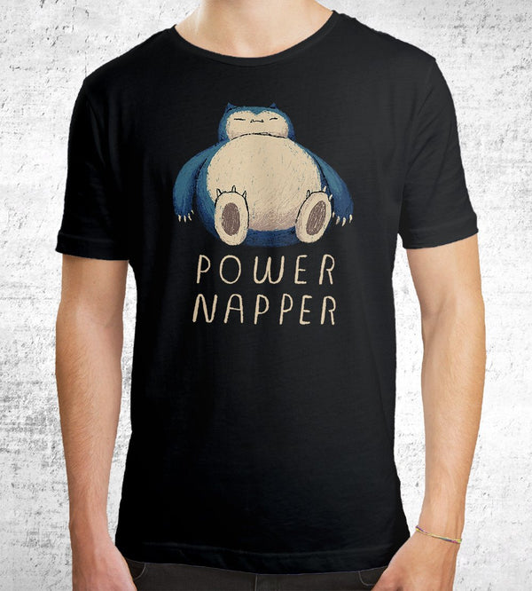 Power Napper T-Shirts by Louis Roskosch - Pixel Empire