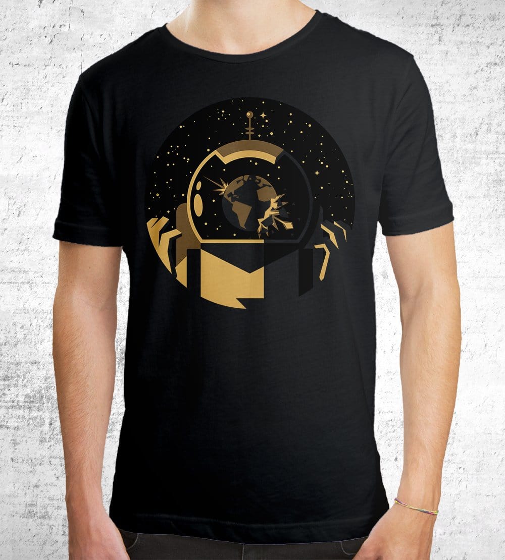 Astronaut Panic T-Shirts by Javi Ramos - Pixel Empire