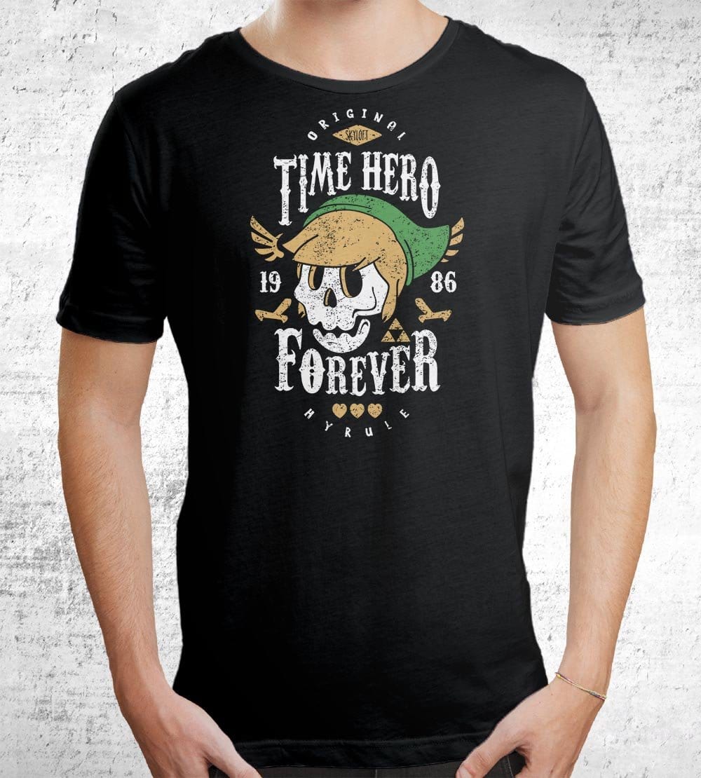Time Hero Forever T-Shirts by Olipop - Pixel Empire