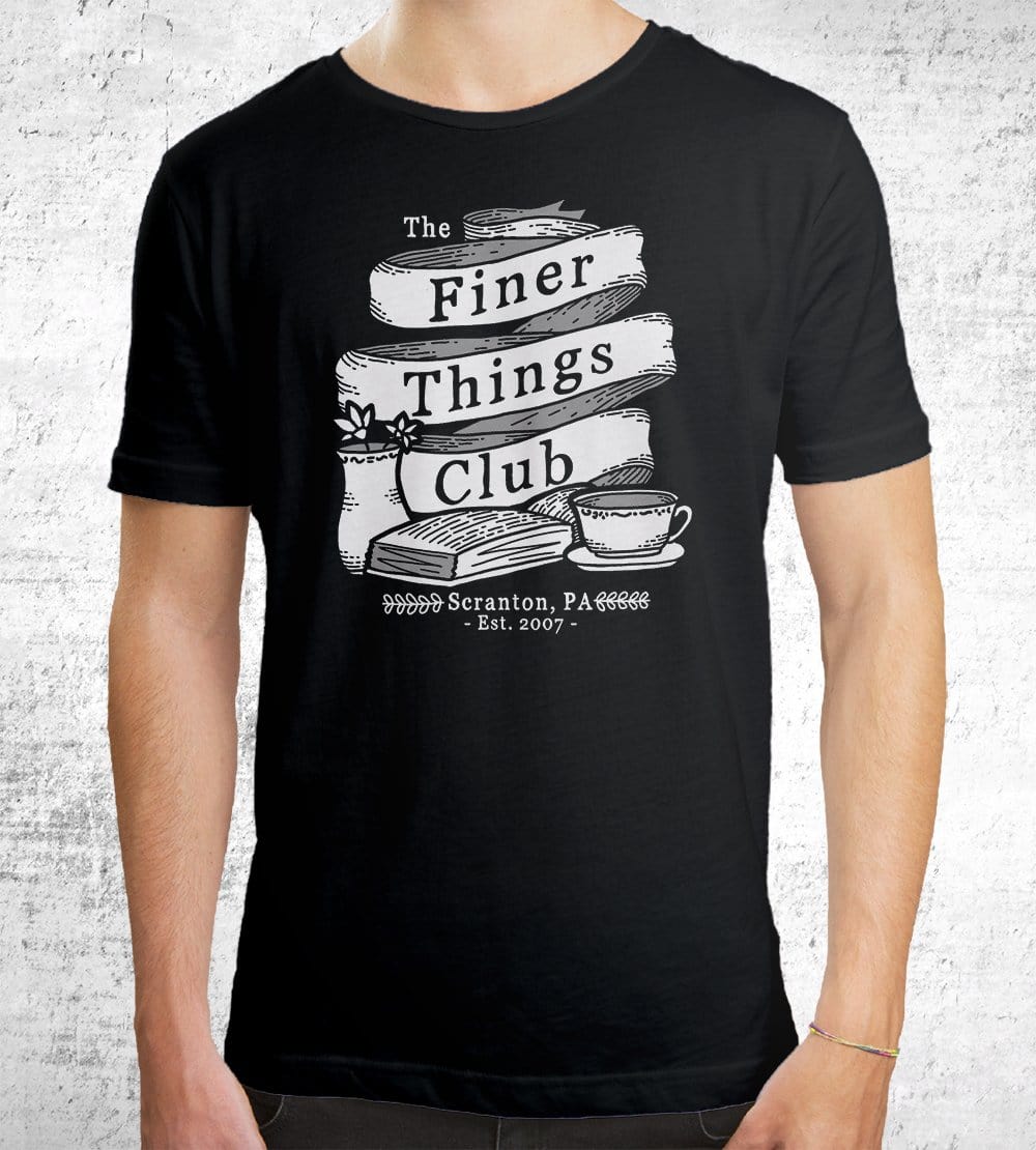 Finer Things Club T-Shirts by Ronan Lynam - Pixel Empire