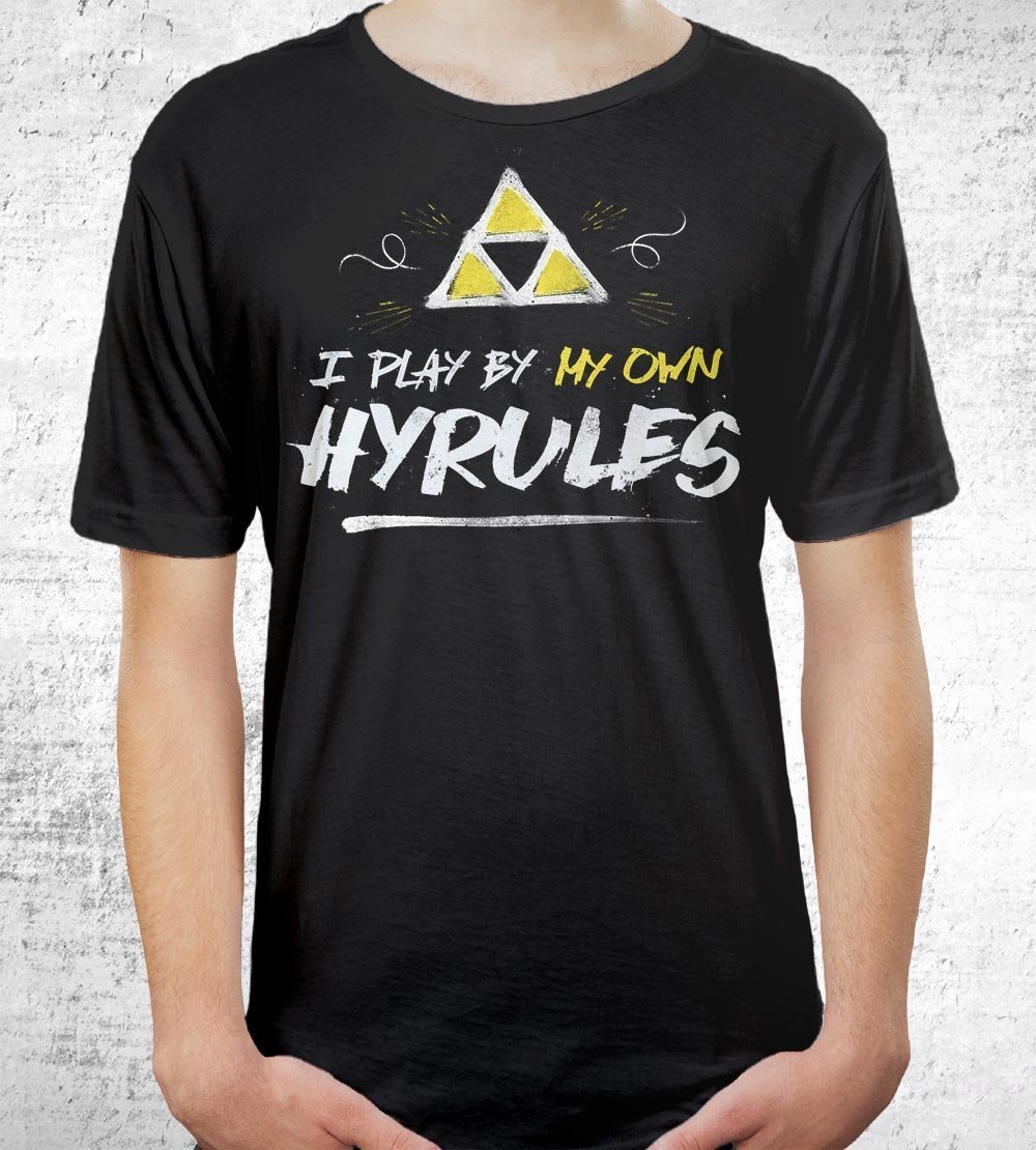 I Play By My Own Hyrules T-Shirts by Barrett Biggers - Pixel Empire