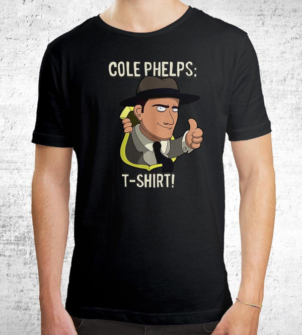 Some Call Me Cole Phelps T-Shirts by Some Call Me Johnny - Pixel Empire