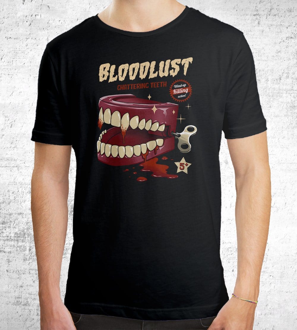 Wind-up Killer Teeth T-Shirts by Vincent Trinidad - Pixel Empire