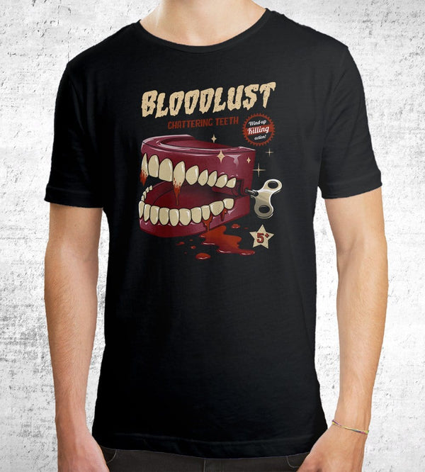 Wind-up Killer Teeth T-Shirts by Vincent Trinidad - Pixel Empire
