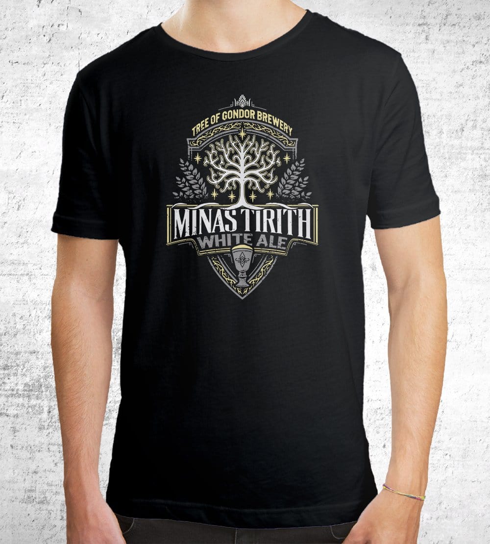 Minas Tirith White Ale T-Shirts by Cory Freeman Design - Pixel Empire