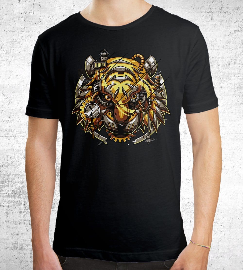 Digitalized Tiger T-Shirts by Angga Tantama - Pixel Empire
