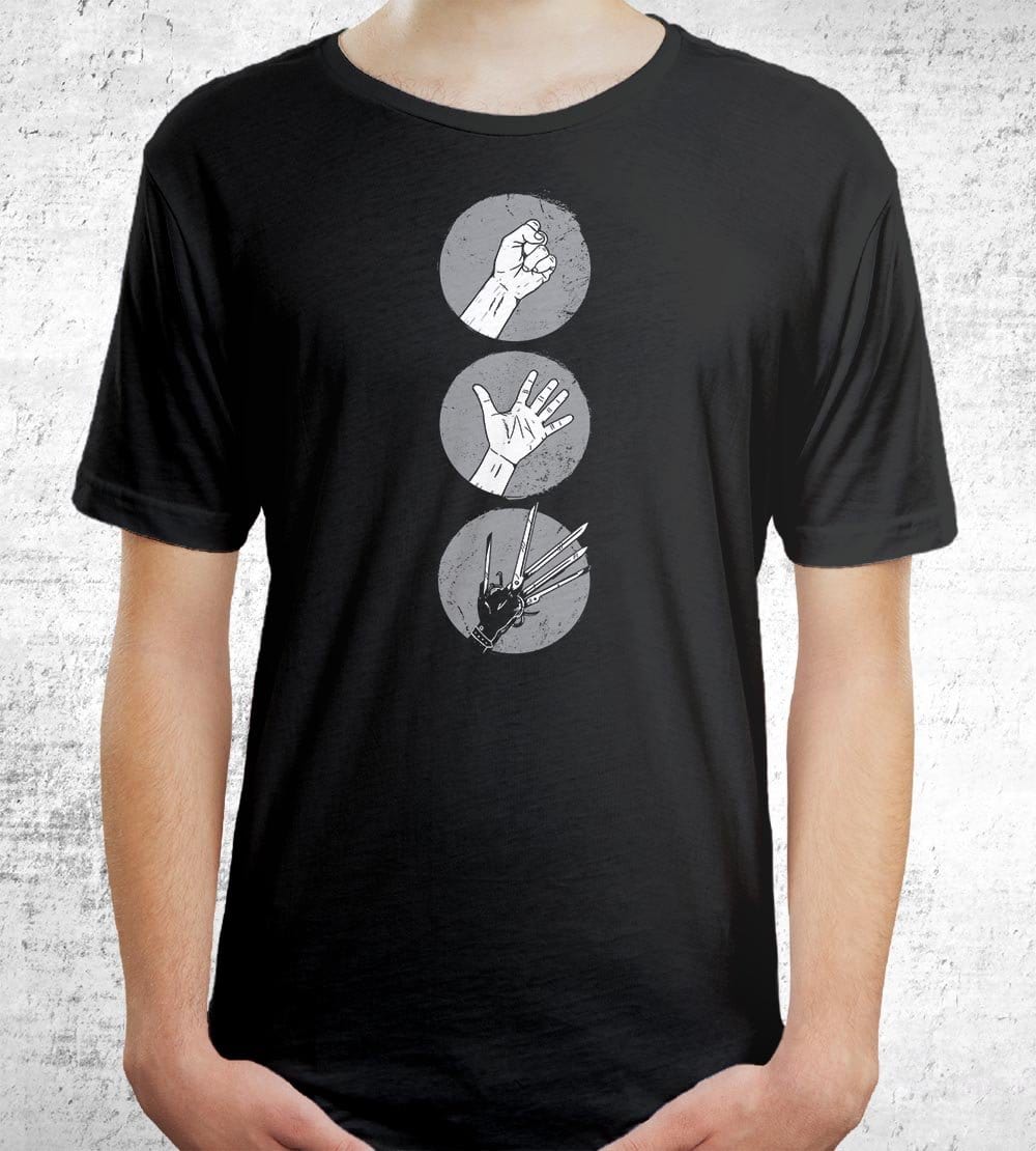 Rock Paper Scissors T-Shirts by Grant Shepley - Pixel Empire