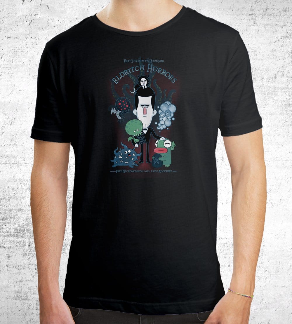 Lovecrafts Home For Eldritch Horrors T-Shirts by Anna-Maria Jung - Pixel Empire