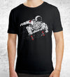 Space Boarding T-Shirts by Grant Shepley - Pixel Empire