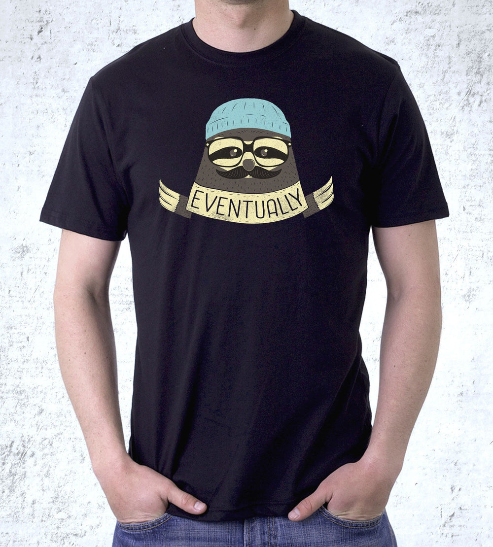 Hipster Sloth Takes His Time T-Shirts by Perry Beane - Pixel Empire
