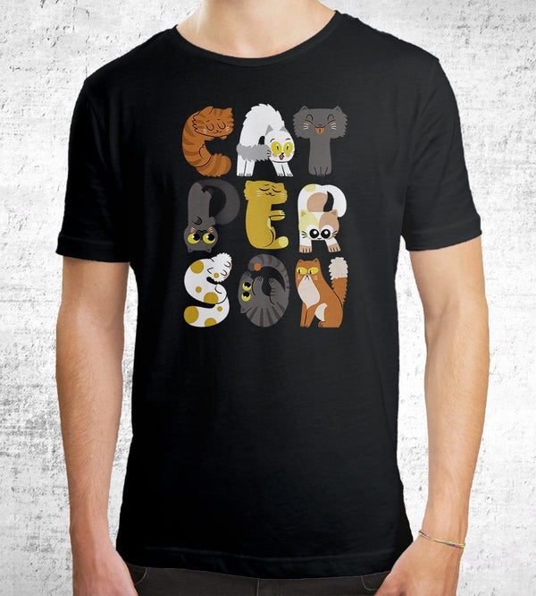 Cat Person T-Shirts by Anna-Maria Jung - Pixel Empire