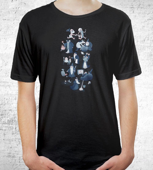 Shared Flat For Wizards T-Shirts by Anna-Maria Jung - Pixel Empire