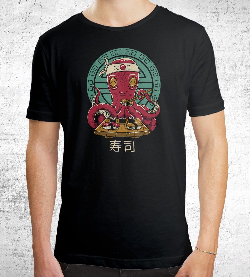 Octo Sushi T-Shirts by Vincent Trinidad - Pixel Empire