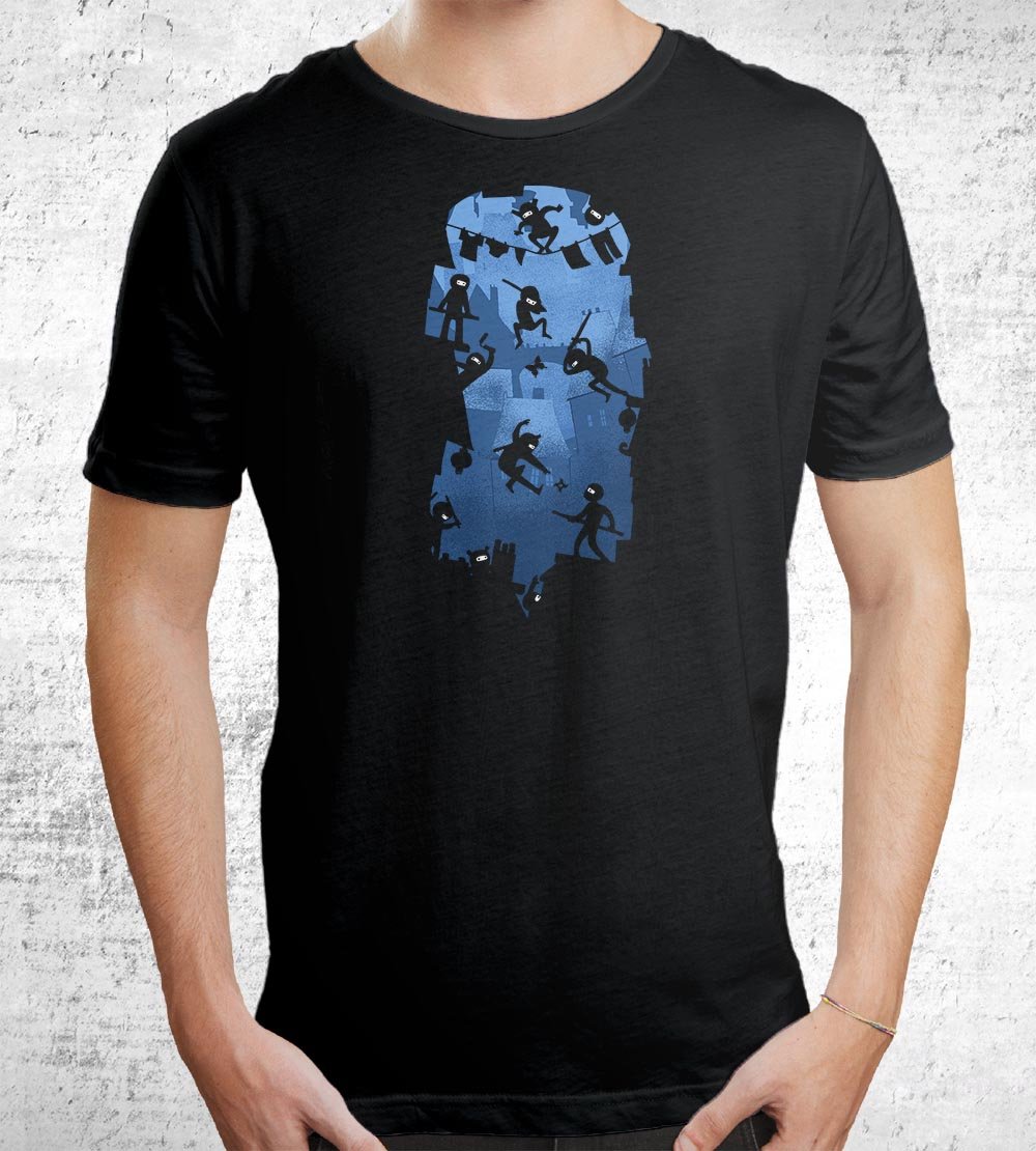 Ninja Kickass T-Shirts by Anna-Maria Jung - Pixel Empire
