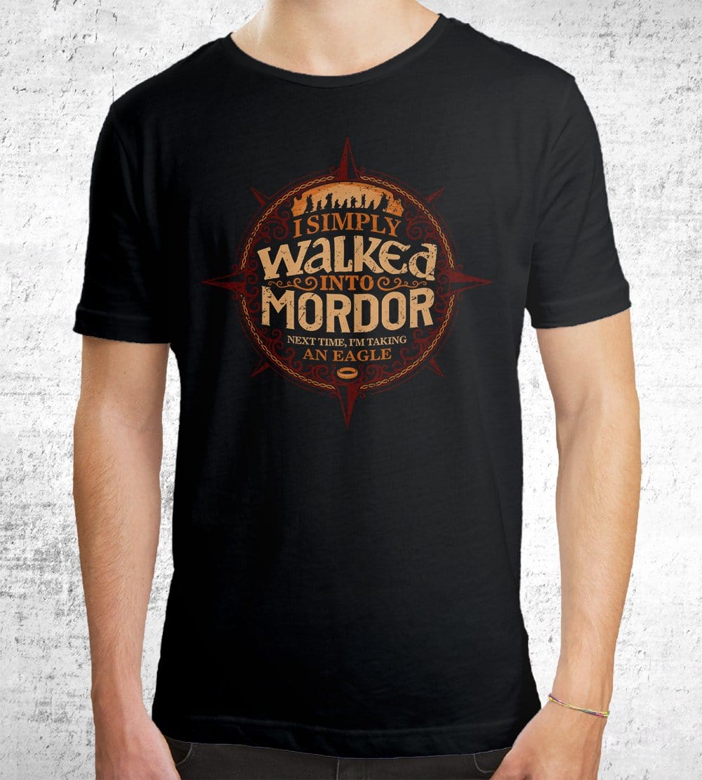 Walked Into Mordor T-Shirts by Cory Freeman Design - Pixel Empire