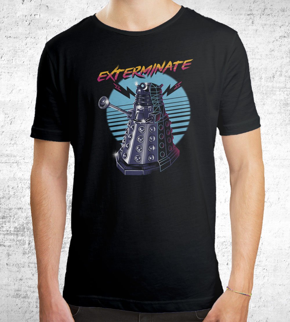 Exterminate T-Shirts by Vincent Trinidad - Pixel Empire