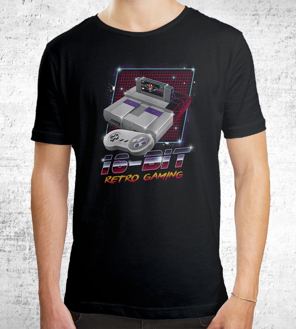 16-Bit Retro Gaming T-Shirts by Vincent Trinidad - Pixel Empire