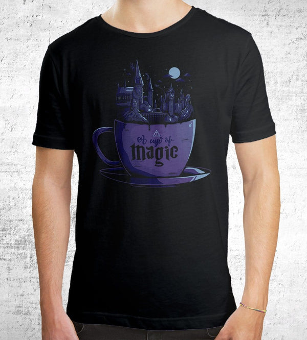 A Cup Of Magic T-Shirts by Eduardo Ely - Pixel Empire